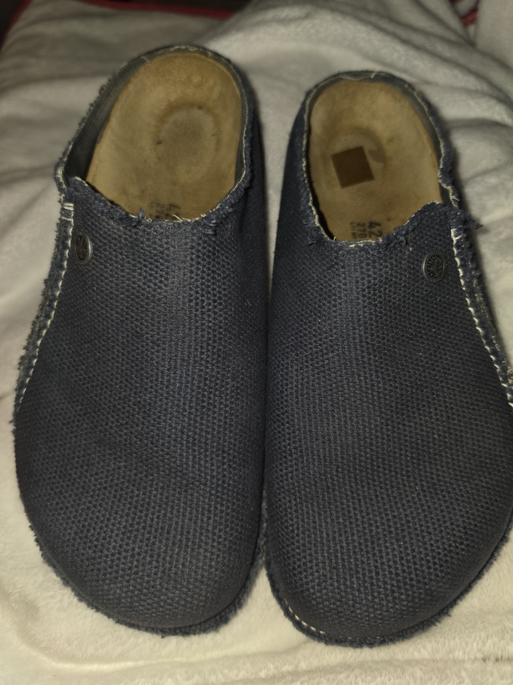 Birkenstock Zermatt Premium Textiles Mule - Navy - Picture 2 of 9